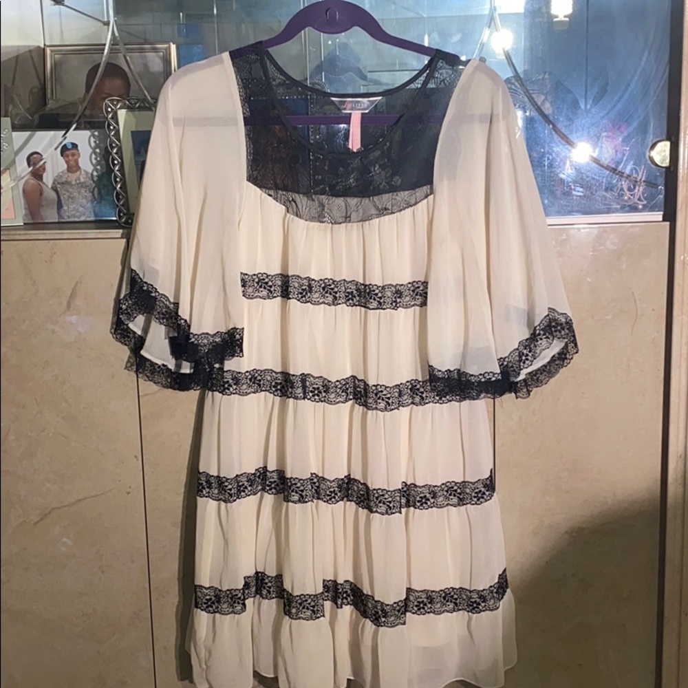 Lace Trim Dress